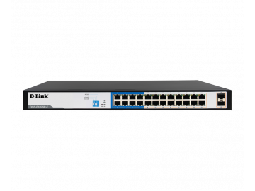 Switch PoE 250m 24GE PoE + 2 Cổng SFP - DES-F1026P-E