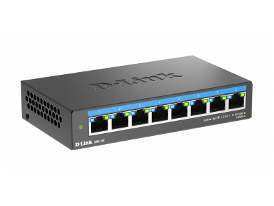 Bộ chuyển mạch để bàn 8 cổng 2.5G Multi-Gigabit DMS-108