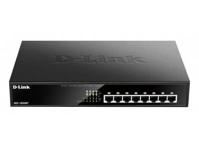 Bộ chuyển mạch PoE Gigabit Max 8 cổng để bàn DGS-1008MP